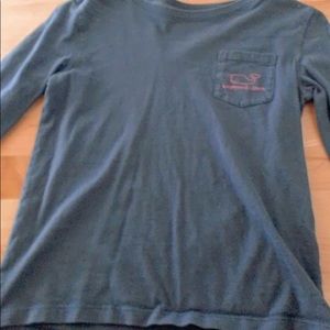 Vineyard Vines Blue and Pink Top